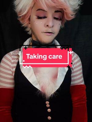 While tik tok may be going away, I will always be here for you all. I gained all of you through cosplay and comfort and i won't  stop.  #angeldust #fatnuggets #hazbinhotel #hazbinhotelcosplay #angeldustcosplay #comfortcharacters 