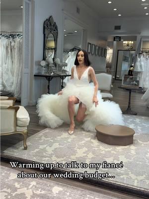 Warming up to talk to my fiancé about our wedding budget 🤭🤩 We KNOW the feeling 🤍 @WeddingFashionExpert in @Bella Belle® Shoes 👠 All dresses from @RITA VINIERIS ✨ #weddingdress #weddingdresses #weddingfashion #weddingstyle #wedding #weddingdressshopping #bridalstore #weddingtok #weddingfashiontok #weddingplanning #weddingseason #bridetobe #ritavinieris #ritavinierisbridal #bellabelleshoes #texturedweddingdress #ballgownweddingdress #shortweddingdress #straplessweddingdress 