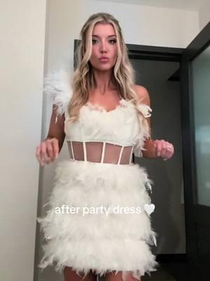 this is your sign to wear all the outfits on your wedding day 🤍 OBSESSED with this #2024bride #weddingtiktok #2025bride #2024wedding #weddingafterpartydress #weddingafterparty #afterpartyweddingdress 