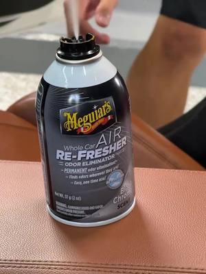 How to get your whole car smelling great! Whole Car Air Re-Fresher - Black Chrome Scent! #meguiars #airrefresher #airfreshener #howto #DIY #automotive #detailer #interior #refresh #CleanTok