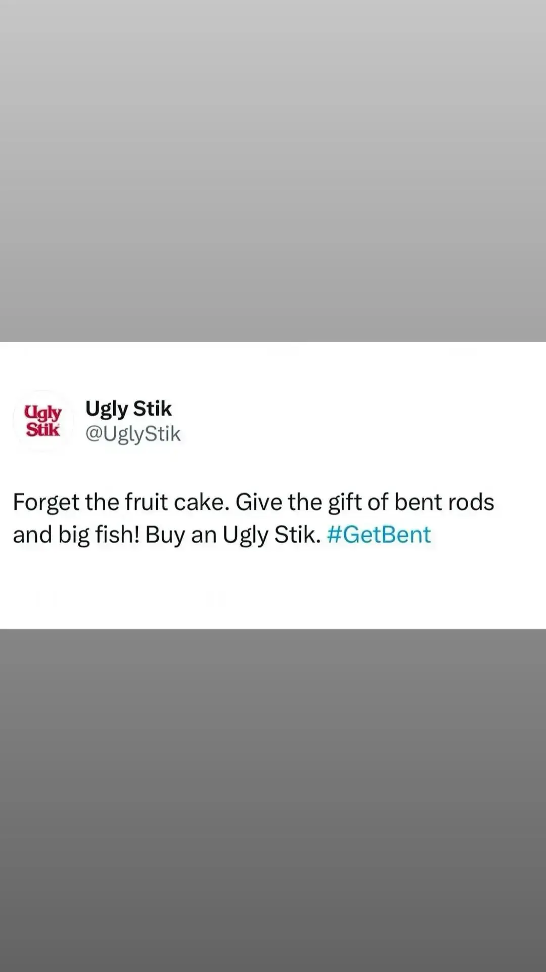 Tell em how it is Ugly Stick!  #GetBent #UglyStick #Gx2 #Tonna_Just_Hookin #FishingWithConfidence #FWC #TeamFWC #FWCWorldwide #FWCFAM #Fishing #TightLines 