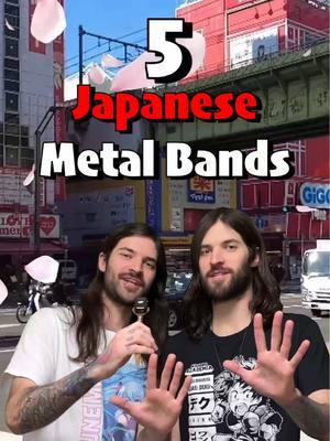 5 Japanese Metal Bands To Listen To #metalhead #metaltok #metaltiktok #japan 