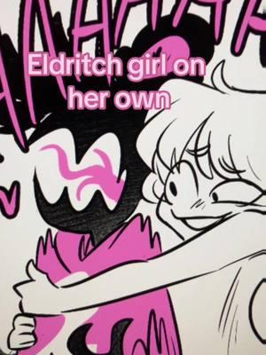 She brings out the best in her 🥰  #webtoon #webtooncanvas #webcomic #comic #eldritch #eldritchhorror #monstergirl #demongirl #devilgirl #monsterlove #monsterromance #paranormalromance #romance #wlw #wlwart 