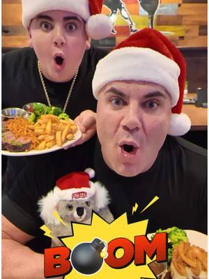 Outback Steakhouse Brings The BLOOM‼️ With Their Steakmas Menu‼️ BOOM!💥 🧅 @Outback Steakhouse #outbacksteakhouse #koalaonthewalla #boomordoom #christmas #family #ad