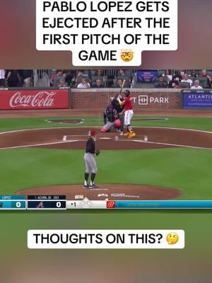 The Marlins and Ronald Acuna have a lot of history 😳 #baseball #braves #marlins #umpire #ejected #sports #umpiresoftiktok #fyp 