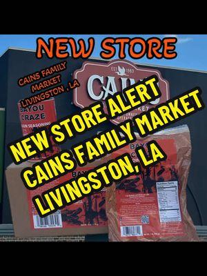 NEW STORE! CAINS FAMILY MARKET IN LIVINGSTON, LA HAS THE LOW SODIUM BAYOU CRAZE CAJUN SEASONING AND THE BOUDIN SEASONING MIX ON THE SHELVES RIGHT NOW. #fypシ゚ #viralreelsfb #Louisiana #livingstonparish #supportsmallbussines 