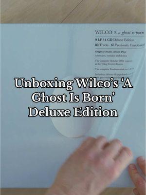 Cracking open a copy of the upcoming nine-LP, four-CD deluxe edition of @wilco’s 'A Ghost Is Born,' due February 7. 🥚 🪺 🐣  #Wilco #AGhostIsBorn #Vinyl #BoxSet #Unboxing #Nonesuch #NonesuchRecords