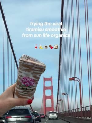 Post church snack at sunlife organics #sunlifeorganics #sunlifeorganicssmoothie #smoothie #smoothiesinsf #sfrestaurants #sanfranciscorestaurant #sffoodie #tiramisu #tiramisusmoothie 