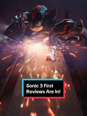 The first reviews are in for #SonicMovie3 - currently it's Fresh at 88% on the Tomatometer, with 40 reviews. #rottentomatoes #movie #movietok #film #filmtok #sonic #shadow #sonicthehedgehog 