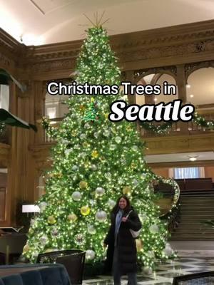 5 places to see Christmas Trees around Seattle 🎄🎄🎄 🎄 Are you wandering around Seattle this holiday season? If you're staying local and not traveling like me, you might already have seen some of the Christmas trees around the city! Here are 5 places to see Christmas trees around Seattle: 🎄 Westlake center in Downtown Seattle  🎄 Fairmont Olympic Hotel - this Seattle hotel has a gorgeous Christmas tree!  🎄 Pike Place Market - its always fun to shop local!  🎄 Cedar Hall - we stopped by @olympiacoffee in downtown Seattle and saw this beautiful Christmas tree in the building. 🎄 Seattle Christmas market at Seattle Center   What other Christmas trees in Seattle do you recommend checking out? #seattletiktok #christmastrees #christmasinseattle #seattlecheck #seattleweekend   #seattleblogger #seattlewashington #seattlewa #seattleinfluencer #christmastrees #visitseattle 