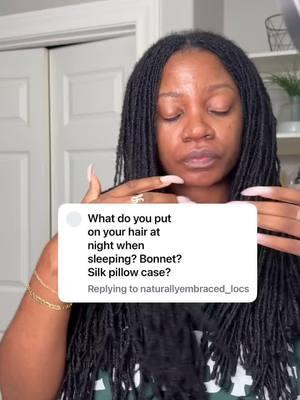 Great question! When it comes to protecting my hair at night, I’ve recently added a silk-lined tube to my routine, and let me tell you—I’m in love! 😍 It’s perfect for keeping my locs protected and frizz-free while I sleep. My only wish? That it was longer to fit my locs as they grow, but for now, it works perfectly. If you’re curious about this product, it’s linked in my Amazon storefront (bio). Silk and satin materials are lifesavers for keeping your hair moisturized and preventing breakage. Don’t sleep on protecting your hair while you sleep! 💆🏽‍♀️✨ What’s your go-to hair protection at night? Drop your tips below! #LocCare #ProtectYourlocs #SilkLinedTube #LocsJourney #NaturalHairCare #SatinAndSilk #NightHairCare #sisterlocks#sisterlocksstyles#naturalhairstyles#locs#locstyles#locd#locks#loclivin#lockedhair#drknlvely#longhairstyles