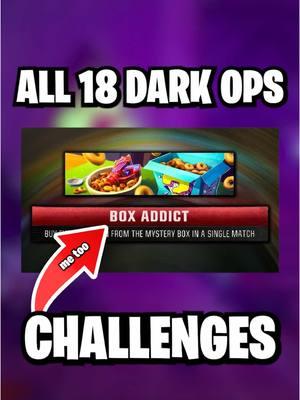 ALL 18 Dark Ops Challenges in BO6 Zombies! 😳 #callofduty #blackops6 #bo6zombies #bo6 #fyp #gaming 