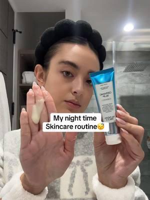 Get ready for bed with me #esteelauderadvancednightrepair #esteelauded #nightskincareroutine #sundayriley #koreanskincare 