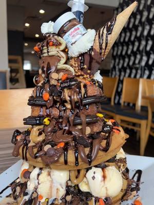 WoW is fhe First Thing You Say when our Waffle Tower is Served‼️ 🧇 #wow #breakfast #brunch #lunch #dinner #desserts #waffle #waffles #tower #nutella #chocolate #peanutbutter #icecream #sweet #omg #foodtiktok #december #delicious #yummy #diner #elmstreetdiner #stamford #norwalk #ct #connecticut ##newengland#fairfieldcounty #nyc #foryoupage #foryourpage #fyp 