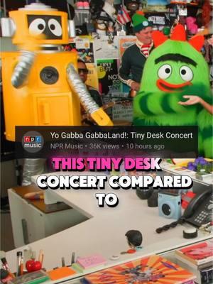 @Yo Gabba Gabba! absolutely slayed 🙂‍↔️ #npr #tinydesk #yogabbagabba #llusionmusic #thundercat 