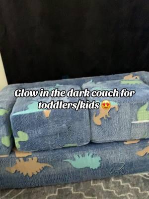 This is just the cutest little toddler couch !! #fypシ゚viral #toddlertok #toddlercouch #glowinthedark #giftideaforkids #toddlersoftiktok 