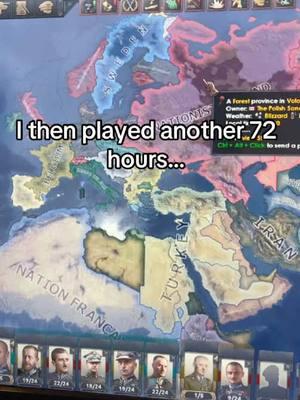 Im almost at 900 hours in hoi4 #hoi4 #heartsofiron4 #hoi4memes #heartsofiron4memes #crusaderkings3 #eu4 #paradox #wwii #wwi #wwiimemes #wwimemes #ww2memes #ww1memes #history #victoria3 #hoi4tutorials #hoi4guides 