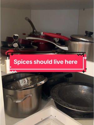 Replying to @Travel with Ang Spice Rack vs. Lazy Susan! 🔥 Kitchen storage showdown! 🤔 Which one wins? 👇 Spice Rack: ✅ Looks great ✅ Easy to see spices ❌ Takes up space ❌ Can get dusty Lazy Susan: ✅ Saves cabinet space ✅ Keeps things hidden ❌ Hard to find spices fast ❌ Needs deep cabinets Team Spice Rack or Team Lazy Susan? Tell me in the comments! 👇  #kitchendesign #kitchenorganization #spicerack #lazysusan #homehacks #homeorganization #kitchenstorage #interiordesign #charlottesvilleva #richmondva #virginiacities #homebuyers #homesellers #realestate #realestateagent #cvillehomes #rvahomes #virginiaroofing #contactmeifyourelookingtobuyorsell #dreamhome #newhome