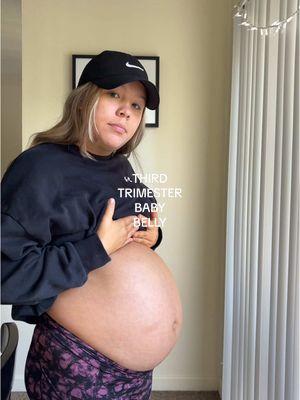 Like there is no where else to grow #thirdtrimester #thirdtrimesterbelike #thirdtrimesterproblems #2025baby #pregnanttiktok #thirdtrimestermama #pregnantbelly #babybump #pregnancyweightgain 