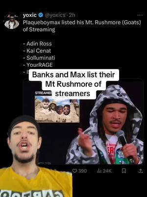 Faze Banks and Plaquwboy Max list their Mt Rushmore of streamers #fazebanks #plaqueboymax #viral #fyp #greenscreen #adinross 