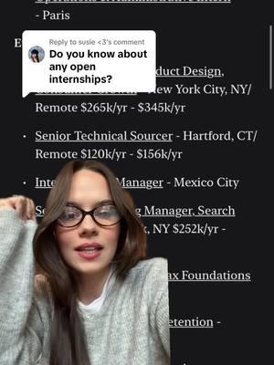 Replying to @susie <3  @Mary Korlin-Downs 🤍  find a company you want to work for, research the company heavy, reach out and share your interest/passion and aski if they need help/would hire you for an internship  #fashiontech #internship #intern #hiring #careerinfashion #fashion #fashionjob #fashionintern #fashiontechnology #fashiongirlies #uk #paris #newyorkcity 