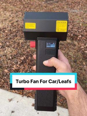 this turbo fan definitely packs a kick! 10/10 recommend! #leafblower #turbofan #jetblower #electricleafblower #minileafblower #cordlessblower #cordlessleafblower