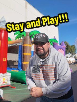 These Bounce Houses are here to stay!😅 Stay and Play!🥳 Get it?😂 I write these captions hoping one day someone notices, if you read this drop a 😎 in the comments!😂👌🏼 Much love as always!✌🏼 #fyp #bouncehouse #inflatables #partytime #partydecorations #partydecor #familyfun #familyfunction #thingstodo #howitsmade #waterslide #partyrentals #eventdecor #kidsactivities 