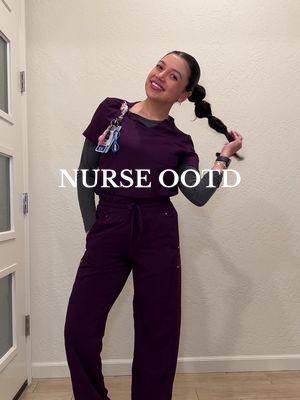 guys i miss raving, i need to go to one asap!💫  #nurseootd #nursetok #uniformadvantage #uniformadvantageellie #scrubsoftheday @Uniform Advantage 