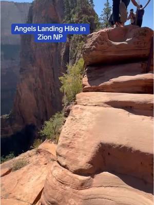 Bucket list trip with ny friends in September 2024. Angels landing hike in #zion #zionnationalpark #angelslanding #dontfall #virtualrunnercoach  Video by @Lindsey Yazzie of Coyore Coaching! Check out her content. #utah #girlstrip #bucketlist 