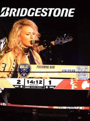 Hey @predsnhl and @Dr Pepper , let’s run it back!  Had such a wonderful time getting to play with my band at Tuesday’s nights Preds game at the Bridgestone Arena here in Nashville, TN. I’m so grateful to be included in this years Music City Showdown.  - Don’t forget, voting is open until the end of March! Each time you vote you are entering into a pretty awesome giveaway, and giving me a chance to win this years Music City Showdown!! Vote at the link in my bio for a chance to win!   #giveaway #drpepper #preds #vote #nashville #musiccityshowdown #smashville #hockey #livemusic 