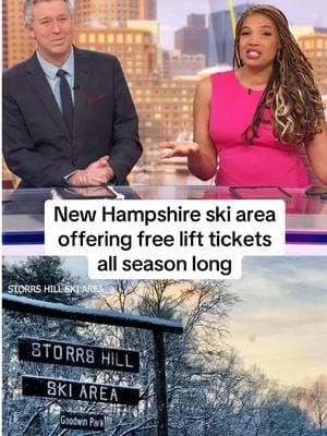 Thanks to a ‘generous’ gift, skiers and riders at Storrs Hill Ski Area in Lebanon can ski for free all season long.  #nbc10boston #newhampshire #ski #skiing #snowboarding #free #winter #newengland #sports #news #video #fyp 