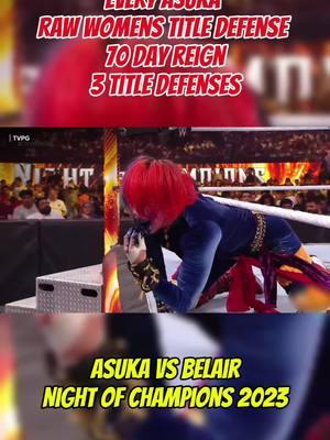 #WWE #trending #wrestlingtiktok #titledefense #fyp #wwechampion #wwetitlereign #titlereign #asuka 