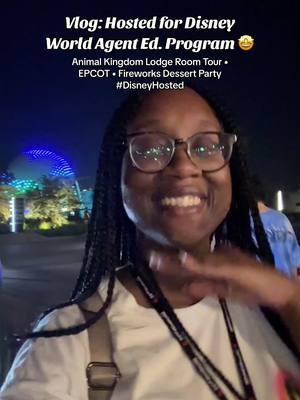 Grateful 😭 and still shocked that this happened! #disneyhosted #animalkingdomlodge #epcot #disneyworld #blackdisneytravelagent #blacktravelagent #creatorsearchinsights  