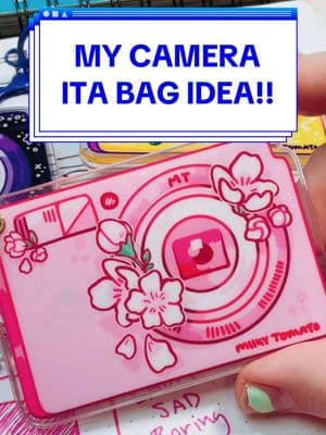 CAMERA ITA BAG IDEA!! What themes should I make? What should I add to the bags to make them perfect for you??#itabag #bag #SmallBusiness #smallbiz #purse #backpack #enamelpins #fashion #camera #retro #aesthetic #milkytomato #product #products #kickstarter #newproduct #productidea #shop #support 