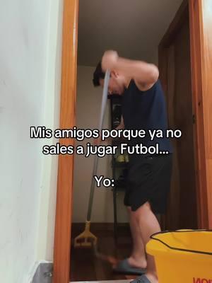 Ni modo toca limpiar la casa 🤣 #humor #contenido #acabodecasarme #aventura #trend #fyp #futbol 