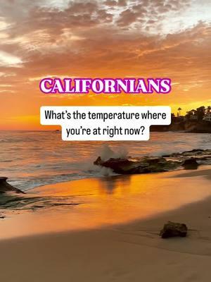 Californians!  Whats the temperature where you’re at right now? #california #californians #winter #winter2024 #december #holidayseason #californialove #fyp #fypシ #explorecalifornia 