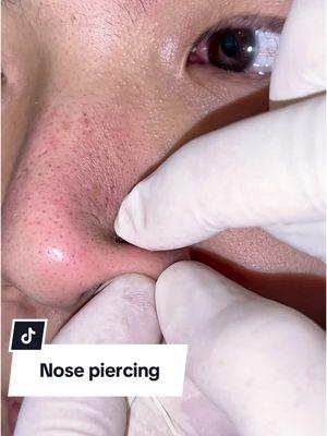 Nose piercing #piercing #piercings #piercingvideo #piercingvideos #piercingtok #piercingcheck #piercinglover #piercingstudio #piercingsoftiktok #vairal #fyp #allfake⚠️ 