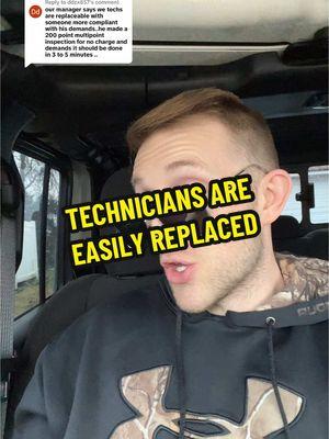 Replying to @ddzx857 Automotive technicians are replacable? Well… I have some things to say here. #chrismfcraig #serviceadvisor #dealership #weowebetter #technician 