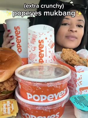 Extra crunchy popeyes mukbang w/ @Graza #grazapartner #fyp #fypシ #popeyes #chicken #friedchicken #cooking #chickensandwich #mukbang #eating #asmr #asmrsounds #trending #recipes #foodtiktok #foryou #foodreview #FoodTok #crunchy #carcook #crunchysounds #crunchyasmr #carcooking #food #fastfood #hack #Foodie #viral #fastfoodhack #secretmenu