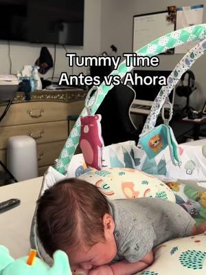 Con amor esfuerzo y dedicación todo se puede mi bebé va mejorando cada dia 🥹👩🏻‍🍼🍼🩵  #paratii #mamaprimeriza #fyp #viralvideo #trend #foryoupage #tummytime #fypシ #newborn #reciennacido #babyboy #bebe 