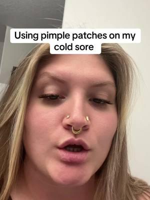 Yes, I get at least 2-3 cold sores a year and its the worst 😭 #coldsores #lips #pimplepatch #hack #LifeHack #trythis #coldsorehacks #fyp #relatable #viralvideo #creatorsearchinsights #fyppppppppppppppppppppppp #fypシ゚viral 