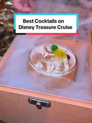 My top 5 cocktails on the new disney treasure cruise ship! Haunted Mansion Parlor, I love you, but let’s take another stab at that drink menu.  #disneyadult #disneycruise #disneytreasure #disneylife #cruisetok #cruiseship 