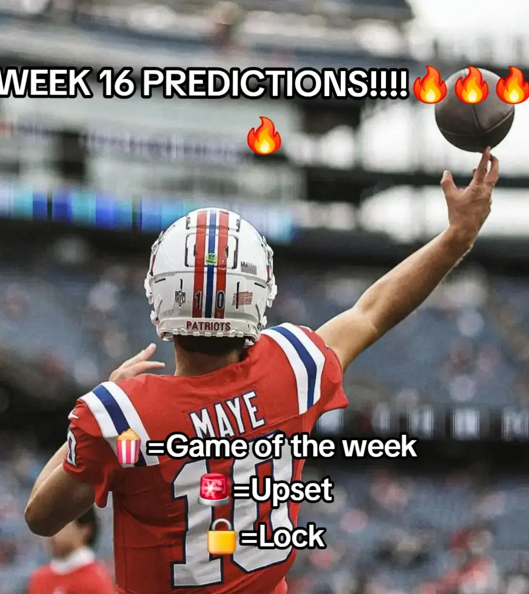 Drake Maye and our Elite defense are going to cook the Bills!!!!🔥🔥🔥🔥 Gonzo going to lock them Bills Wr's UPPP!!!!🔥🔥🔥🔥#Elite #newenglandpatriots #NFL #Patriots #DrakeMaye #Win #defense #cristiangonzales #week16 #week16nfl #week16picks 