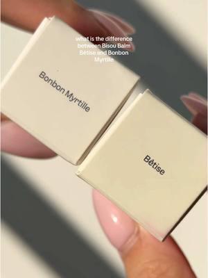 Bisou Balm Bêtise vs Bonbon Myrtille ❤️ #violettefr #frenchbeauty #vfr #bisoubalm #frenchgirlmakeup 