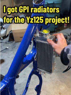 I got new radiators for the Yz125 build, do you guys approve!? 🤷🏼‍♂️🤔 A set of GPI radiators off ebay for $50, I wonder how good or bad they can really be. 🙏🫡 #darzrt #yz125💙 #yz125x #yz85 #yz85💙 #yamaha #2stroke #mototok #foryou #fyp  