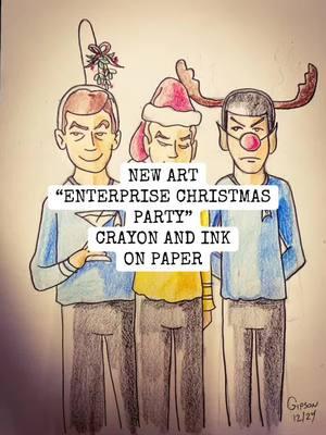 #CapCut #fyp #drawing #drawings #graphicart #visualart #cartooning #originalart #artist #crayon #crayola #startrek #trektok #startrektos #spock #kirk #mccoy #christmas #holidays #merrychristmas #christmasart #fun #positive #genx #genxtiktokers #cancersucks #trending #viralvideo 