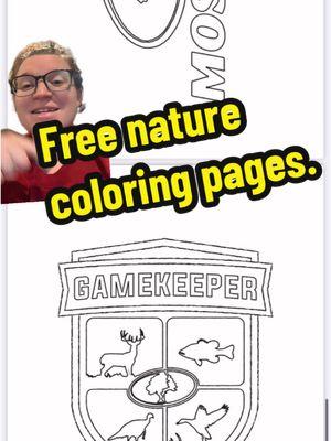 🖍️🎨 #coloring #coloringpages #free #freeprintable #freebies #mossyoak #naturebasedlearning #nature #artsandcrafts 