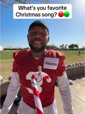 “It goes like that” 😂 #nfl #football #azcardinals #christmas #christmassong #singing #xmas 