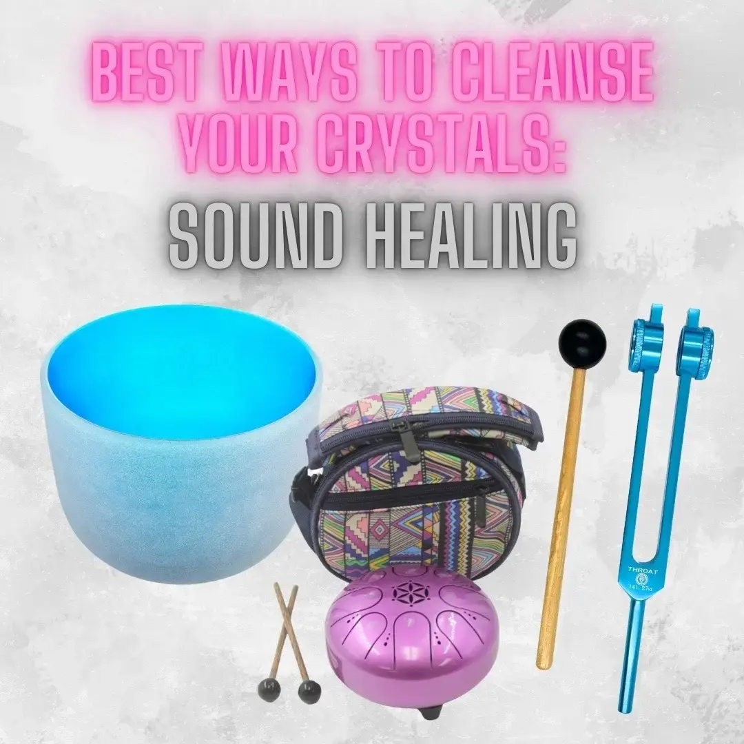 Cleanse your crystals with the harmonious power of sound! Let the vibrations wash away stagnant energy and restore their natural frequencies🎼✨ #soundhealing #soundhealer #soundhealingtherapy #soundhealingmeditation #tunningforks #singingbowls #explorepage #shopsmall 