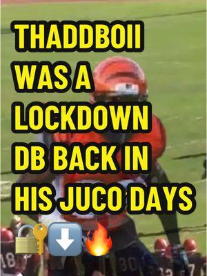 Before football skits, he was a JUCO STAR ⭐️🔥 Follow for more!! 👀 #thaddboii #juco #jucoproduct #defensiveback #cfb 